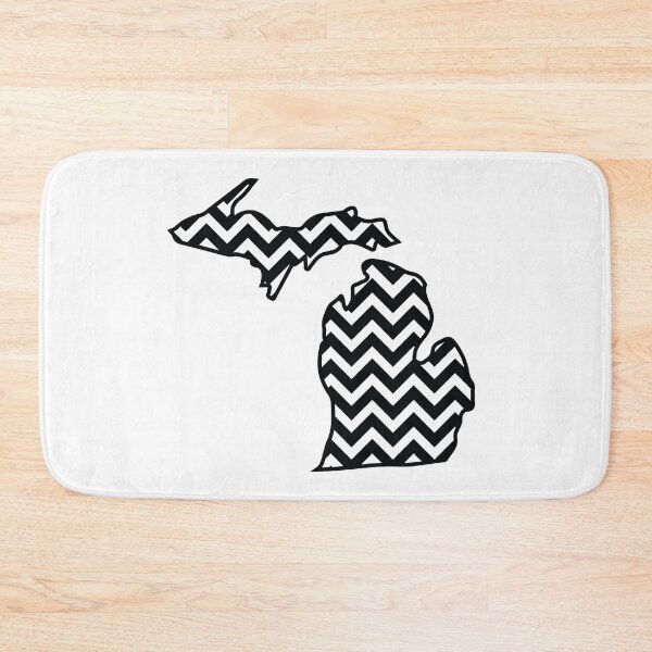 Item preview, Michigan state shape with chevron pattern designed and sold by PepaAnaRB.
