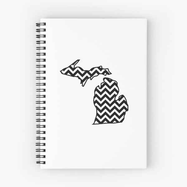Item preview, Michigan state shape with chevron pattern designed and sold by PepaAnaRB.