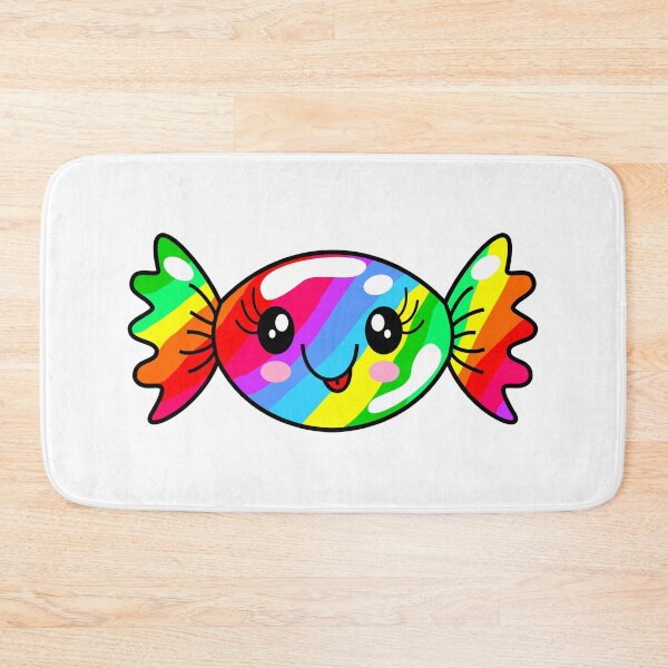 Item preview, Kawaii Rainbow Candy With Adorable Smile designed and sold by CreativeCranium.