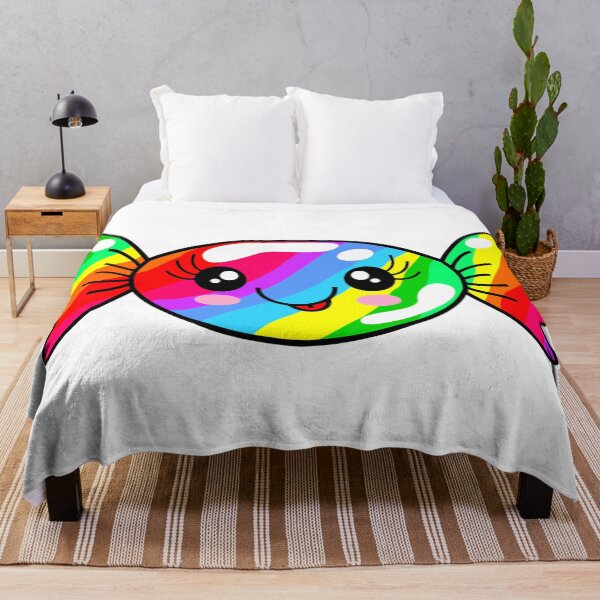 Item preview, Kawaii Rainbow Candy With Adorable Smile designed and sold by CreativeCranium.