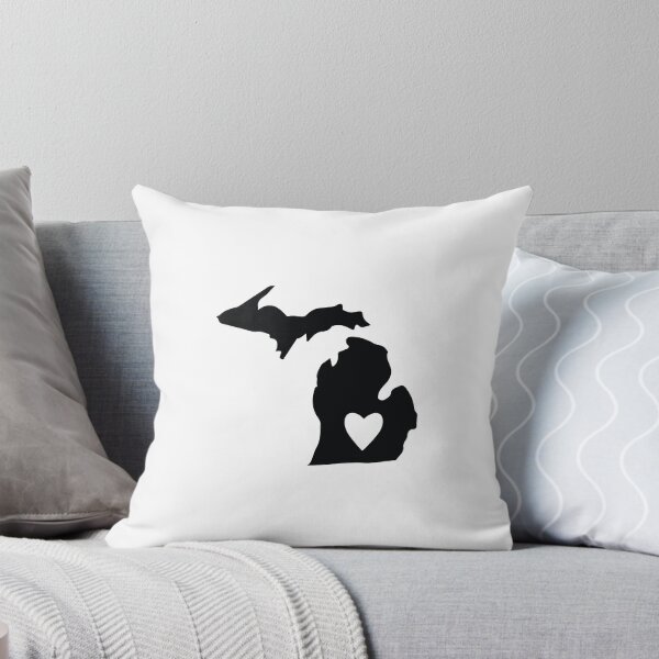 Item preview, Michigan state with heart shape designed and sold by PepaAnaRB.