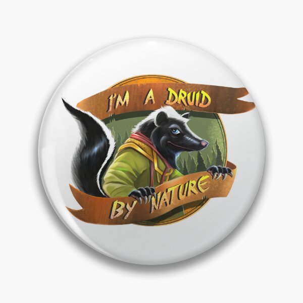 Item preview, Magical druid-skunk designed and sold by Adventure4LifeS.