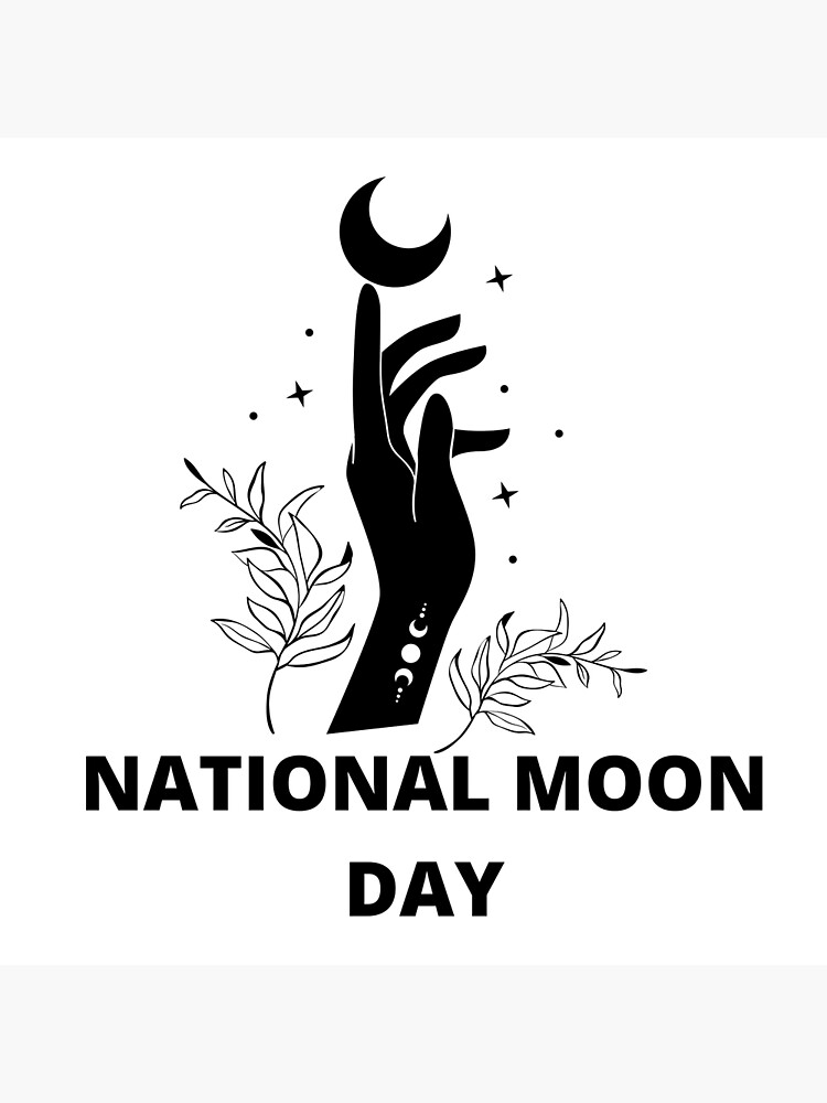 "national moon day" Poster for Sale by RayanIsisel Redbubble