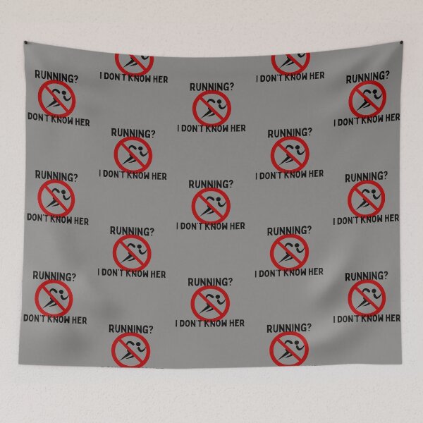Item preview, Running I don’t know her Track and field field events don’t run  designed and sold by system51.