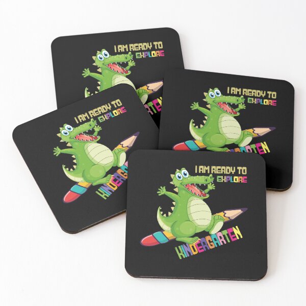 Item preview, Ready To Explore Kindergarten, Back To School Kindergarten Vibes, boys and girls love dinosaurs on first day in school, gift for Teachers and Students designed and sold by SAFREN.