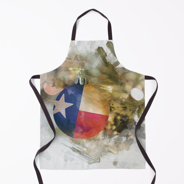 Item preview, Brushstroke Texas Flag Christmas Ornament Art designed and sold by Susan Says.