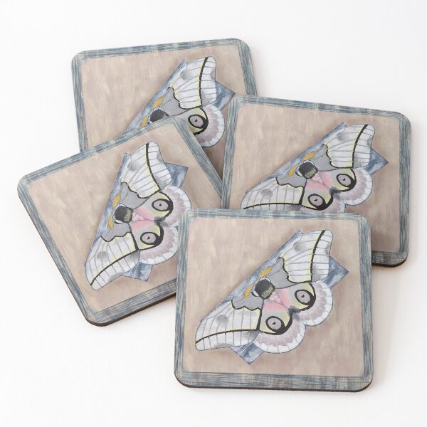 Item preview, Pink Polyphemus moth designed and sold by Indi's Art.