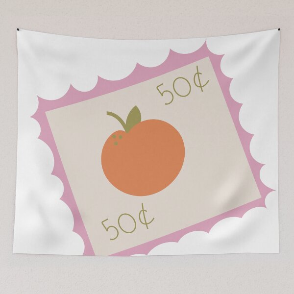 Item preview, trendy fruit stamp sticker designed and sold by keeganemma.