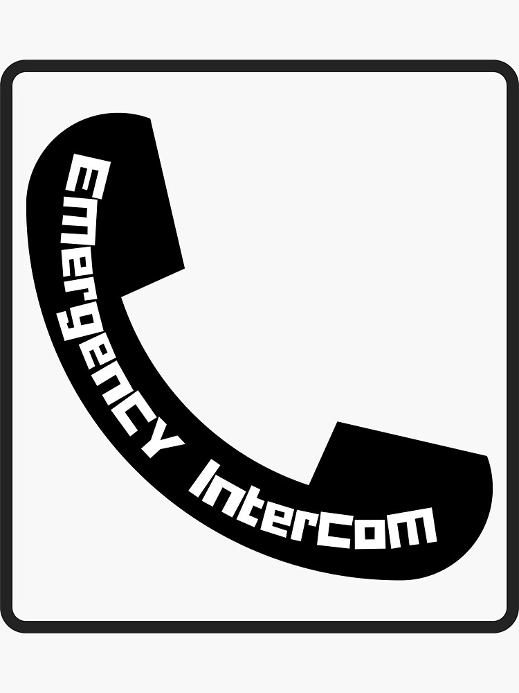 " Emergency 6" Sticker for Sale by Senko77 Redbubble