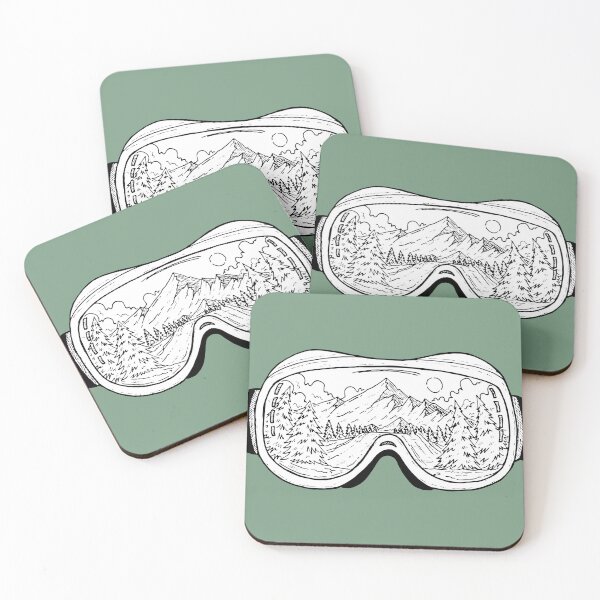 Item preview, mountain reflection ski goggles designed and sold by XXgooddeedXX.
