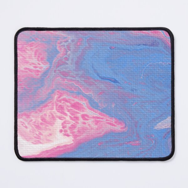 Item preview, Pink Blue Abstract Fluid Art designed and sold by chromaticlux.