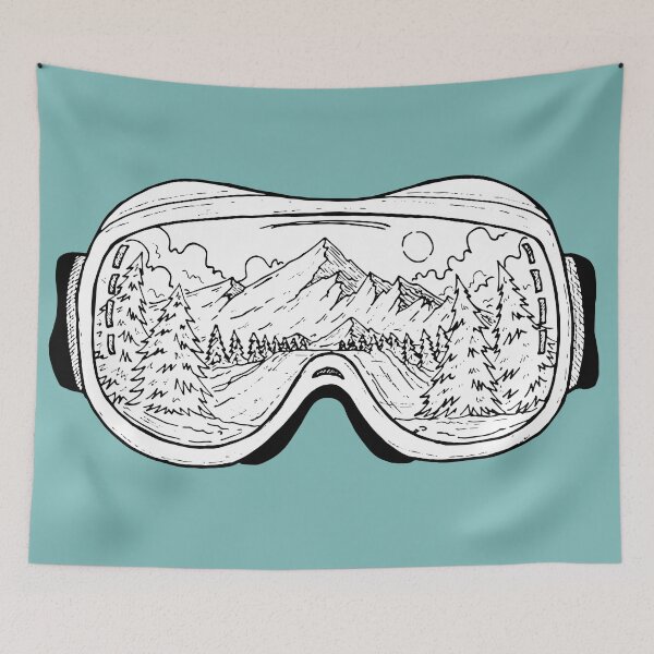 Item preview, mountain reflection ski goggles designed and sold by XXgooddeedXX.