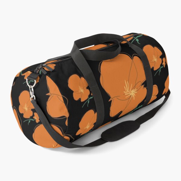 Item preview, Orange Poppy Flower Art Pattern Design designed and sold by delohill.
