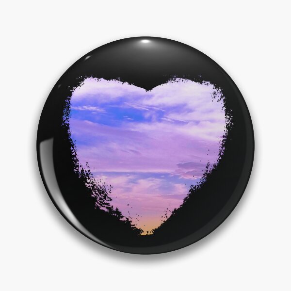 Item preview, Sky Heart Black Background designed and sold by Hopedart.