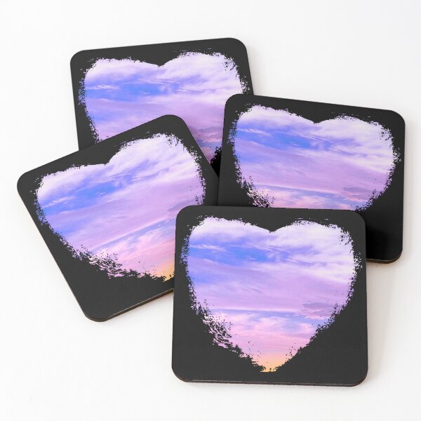 Item preview, Sky Heart Black Background designed and sold by Hopedart.