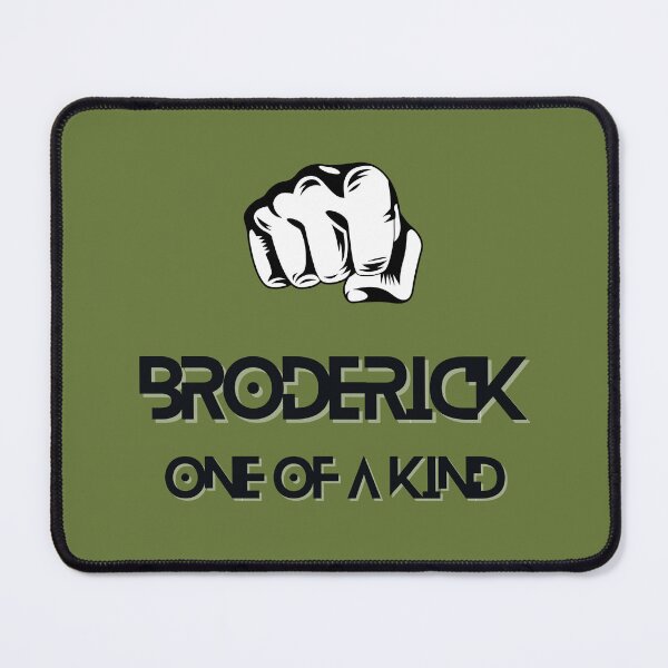 Item preview, Broderick Name One of a Kind Birthday Anniversary, Appreciation Gift designed and sold by PapitosPlace.