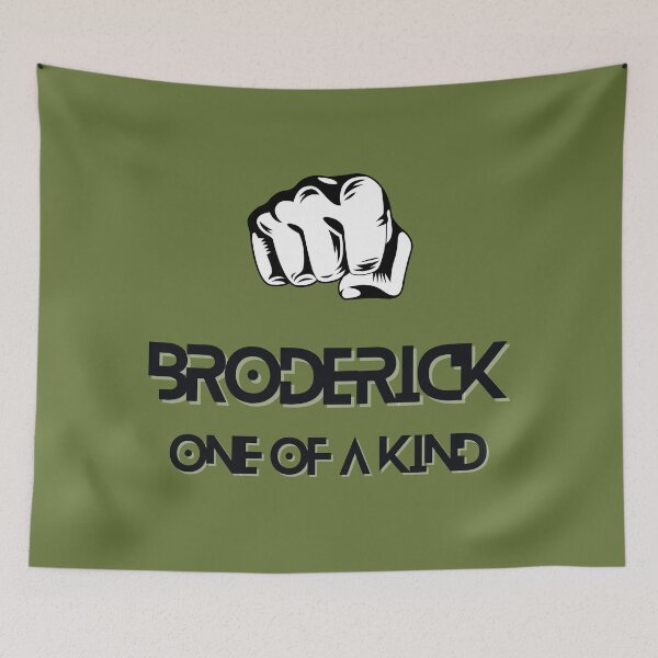 Item preview, Broderick Name One of a Kind Birthday Anniversary, Appreciation Gift designed and sold by PapitosPlace.