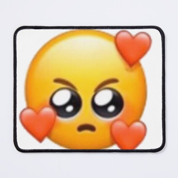 Item preview, Angry Emoji with Hearts designed and sold by Ada Nonaka.