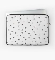 DOWN UP / scandi white / warm grey / flax / lavender Laptop Sleeve