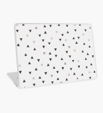 DOWN UP / scandi white / warm grey / flax / lavender Laptop Skin