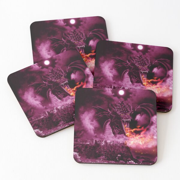 Item preview, Celtic Castle Dragon Flame in the Magenta Moonlight designed and sold by Kim Andrews.