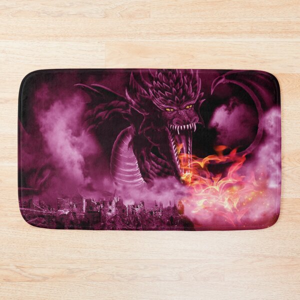Item preview, Celtic Castle Dragon Flame in the Magenta Moonlight designed and sold by Kim Andrews.