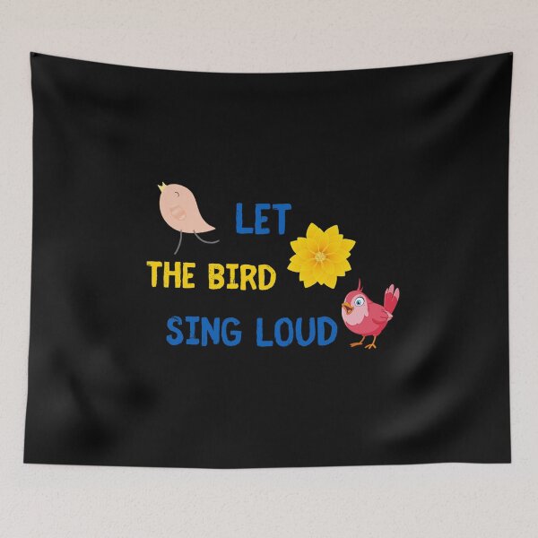 Item preview, let the bird sing loud, all of birds are cute and lovely and colorful , i love bird so much ! lets sing with birds  designed and sold by mustafatolba16.