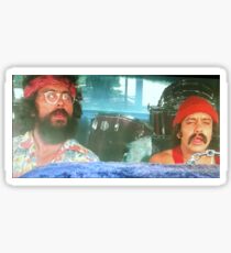 Stoned Cheech and Chong Sticker