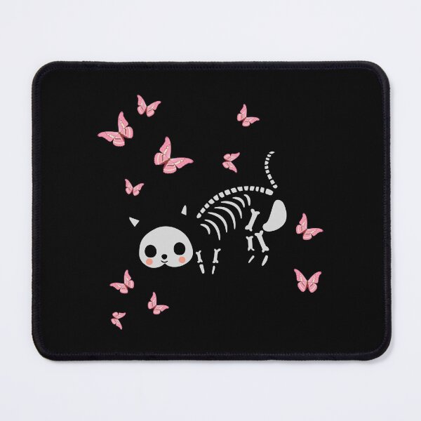 Item preview, Cute Skeleton Cat and Butterfly  designed and sold by two7designs.