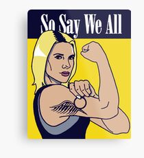 so say we all Metal Print