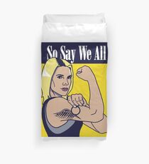 so say we all Duvet Cover