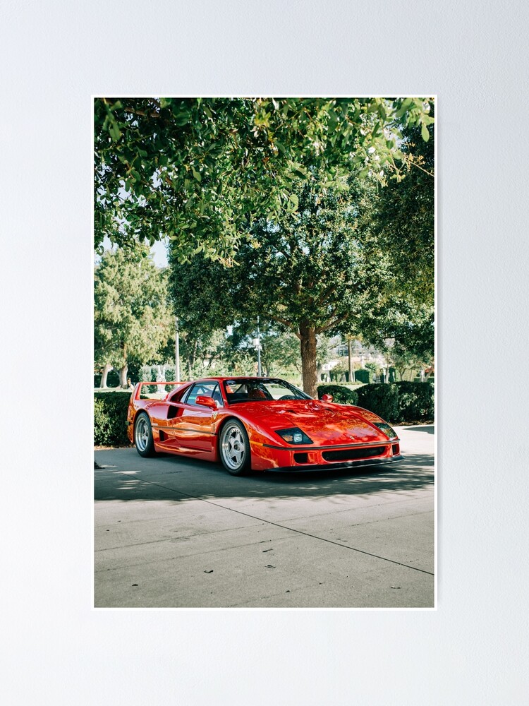 Ferrari F40 Poster for Sale by David Coyne