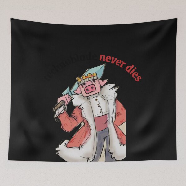 Item preview, technoblad never die t-shirt, technoblade t-shirts, technoblade designed and sold by BLUE  bubble.