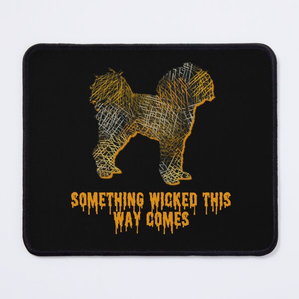 Item preview, Cavapoo Wicked Orange and Black Halloween Dog Silhouette  designed and sold by AMSonArt.