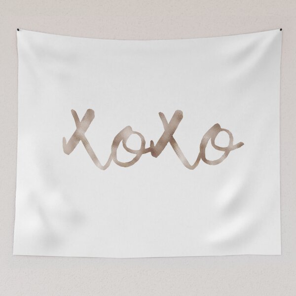 Item preview, Rose gold XOXO designed and sold by peggieprints.