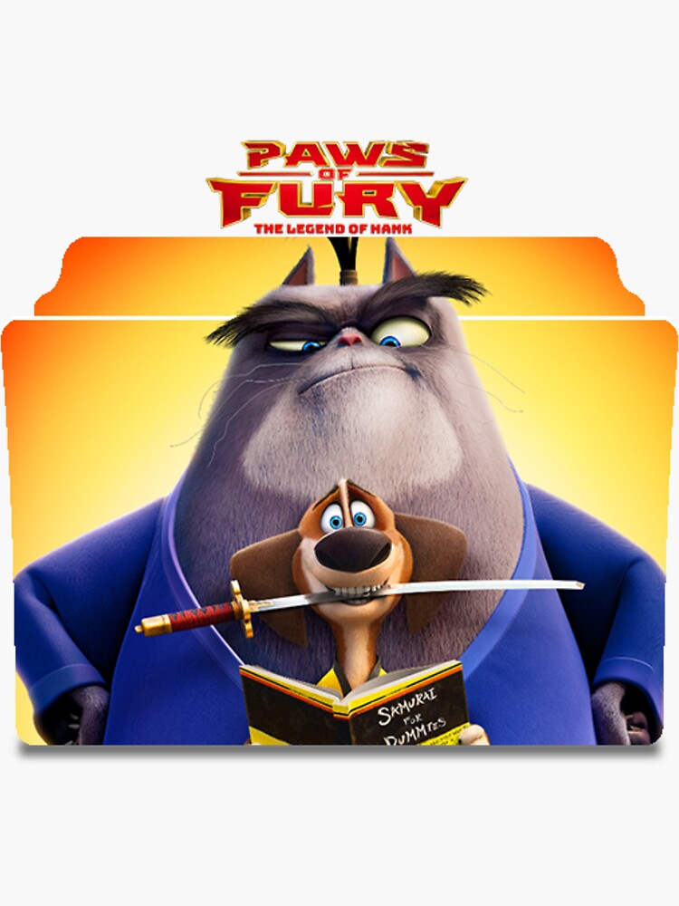 Check This Out Hank Sticker - Check This Out Hank Paws Of Fury The