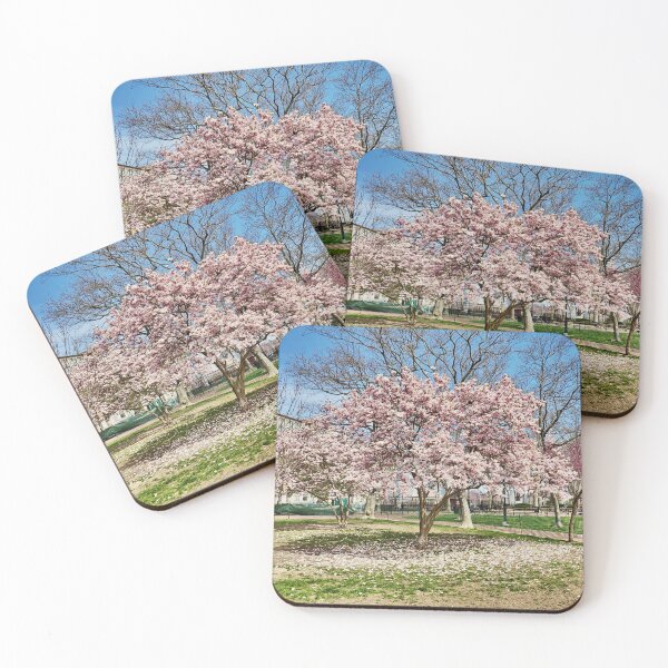 Item preview, Blooming Tree during Spring in Elysian Park Hoboken  designed and sold by Kurt Gardiner.