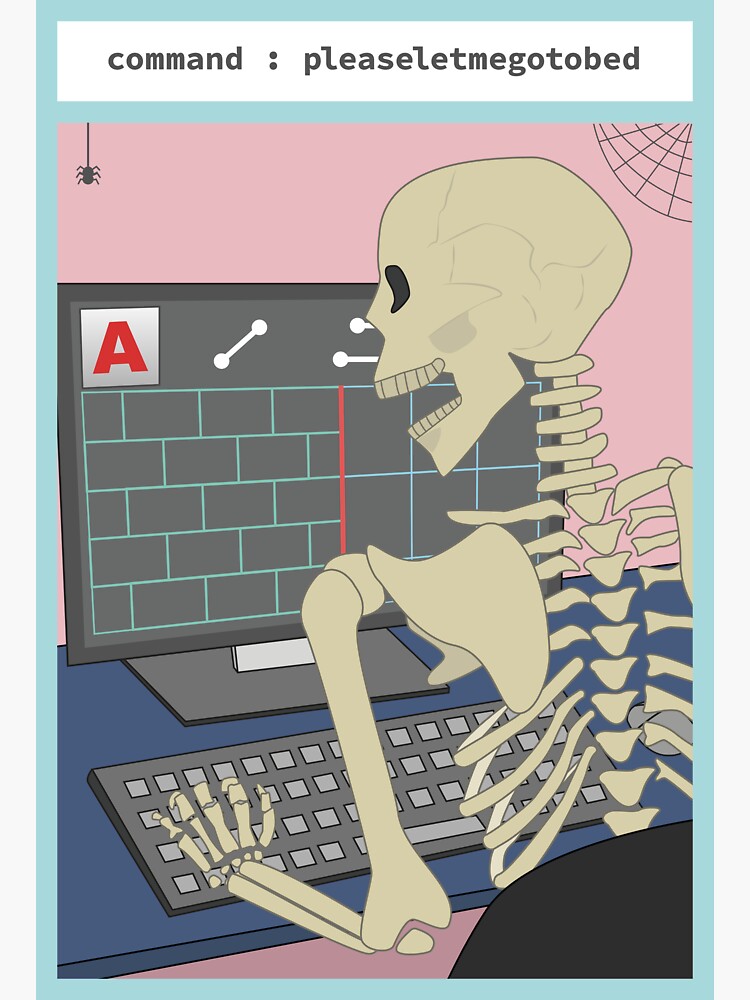 "Autocad Skeleton Design for who loves funny autocad memes and