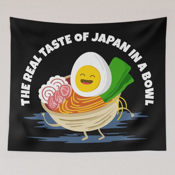 Item preview, The Real Taste of Japan,Spaghetti,Ramen Lover,Italian Food,Chopsticks,Miso,Soup,Noodle,Bowl,Asian Food,Instant Ramen,Ramen Lovers,Pho,Powered,Japanese Ramen,Noodle Soup,Vietnamese designed and sold by NAZIMNADIR.