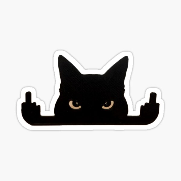Tell Him He Is A Pretty Cat And A Good Cat Funny' Sticker