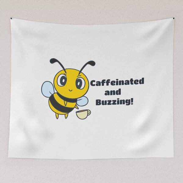 Item preview, Caffeinated and Buzzing - Busy Bee Coffee designed and sold by Nicheek.