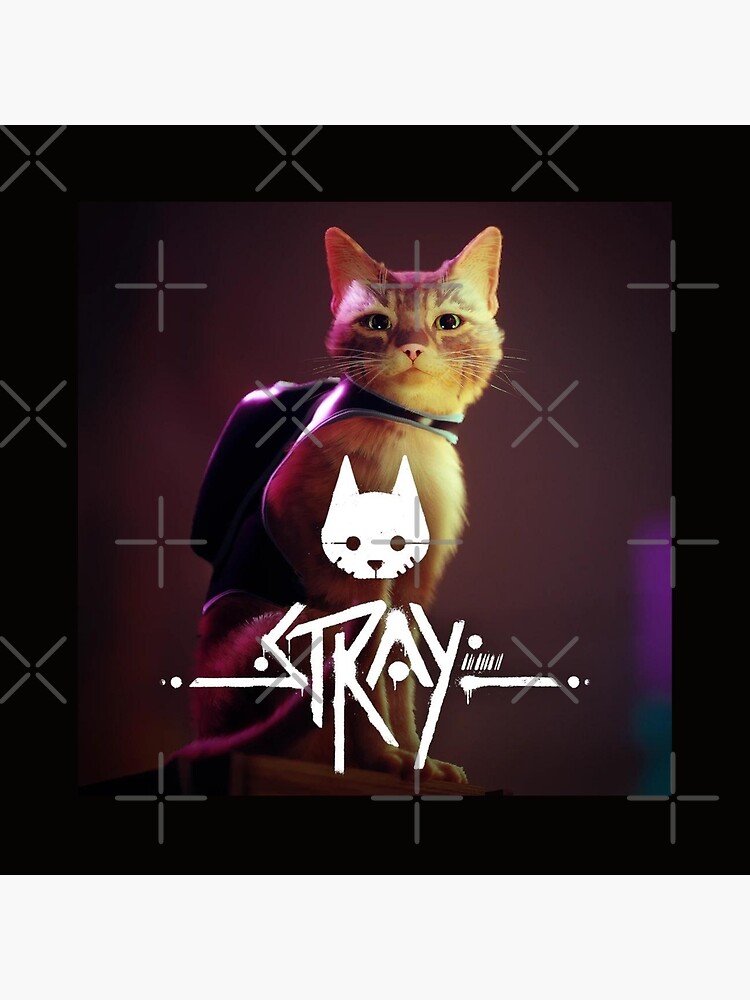 Stray Cat Game ,stray logo Art Board Print for Sale by Zoon-shop