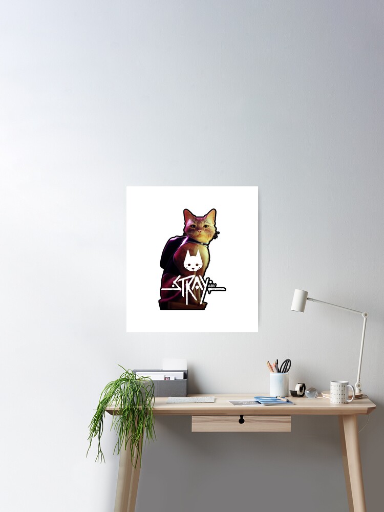 Stray Cat Game ,stray logo Poster for Sale by Zoon-shop