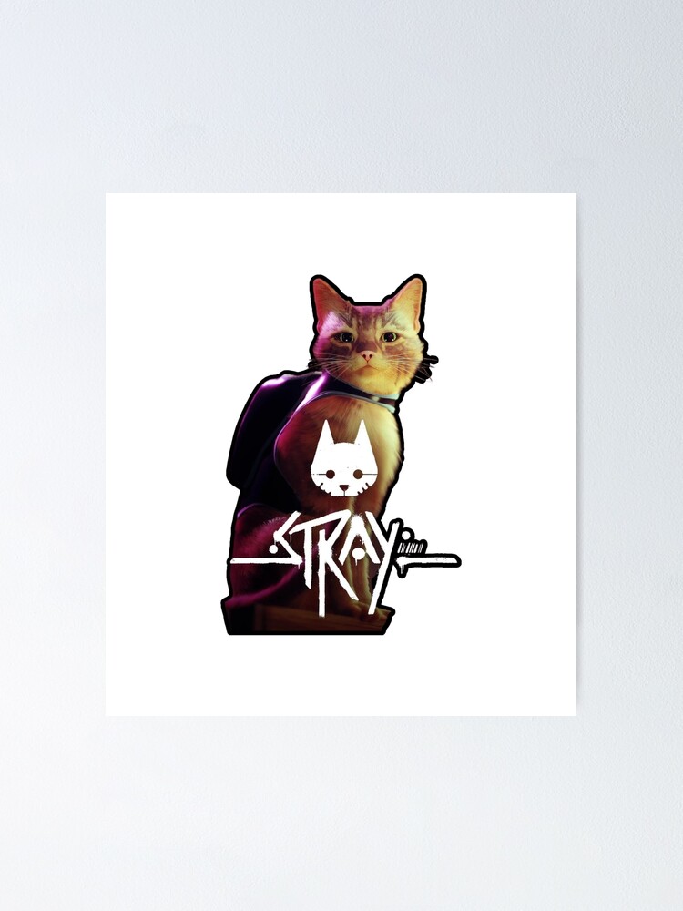 Stray Cat Game ,stray logo Poster for Sale by Zoon-shop