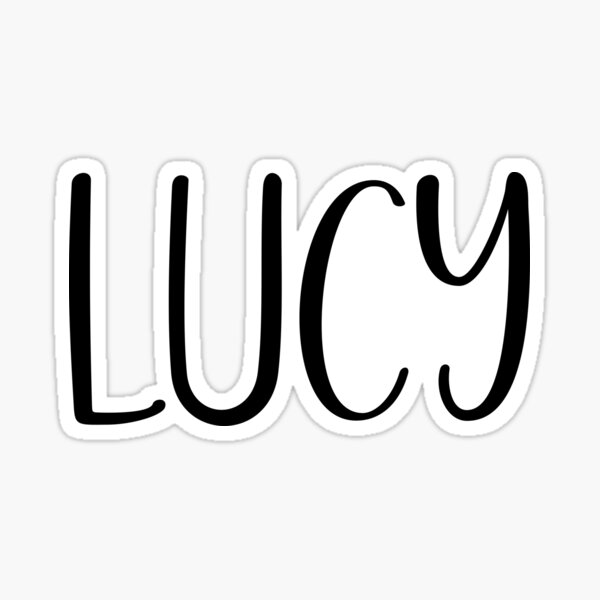 Lucy Definition Sticker for Sale by tastifydesigns