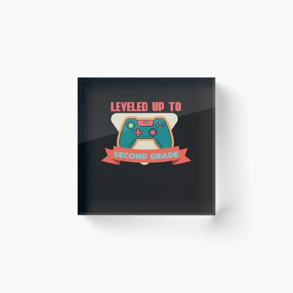 Item preview, Leveled up to Second grade - Back to School designed and sold by Rainbow Designs.