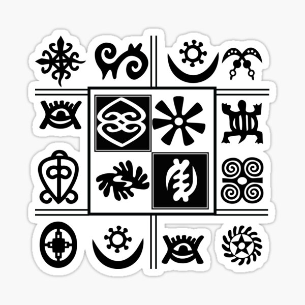 Adinkra Stickers | Redbubble