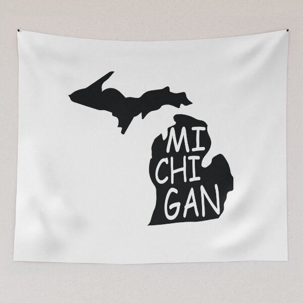 Item preview, Michigan state outline designed and sold by PepaAnaRB.