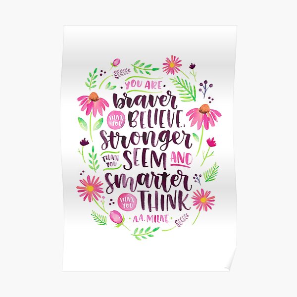 You are Braver than you Believe Poster