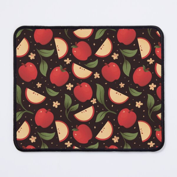 Item preview, Apple Pattern – Black designed and sold by Kaela Soltoff.